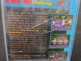 NFL Football Trivia Challenge (Sega CD, 1993) Good Plus, Free Shipping 