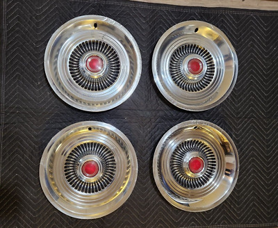 OEM set of 4 75 76 77 78 Ford/Mercury 14'' hubcaps Comet Granada Maverick Monarch