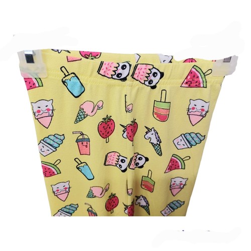 2 Sets Girls Pajamas-5-Ice Cream-Cats-Panda-Long & Short Pants-Short Sleeves - Picture 6 of 6