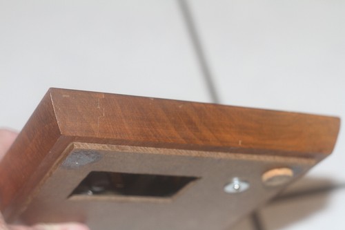 Vintage 1965 Alt Transistorradio in einem Schreibtisch schwarzes Holz. Zur Reparatur. - Bild 7 von 7