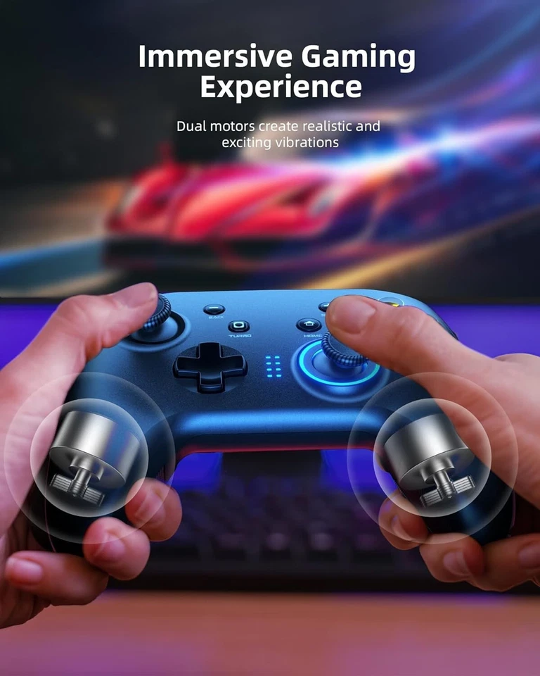 PS3 Forty4 Wireless Gaming Controller Game Controller PC Windows 781011 - Image 3 of 4