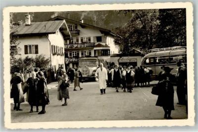 39627543 - Hotel zur Post Bude with Meat Sausage Bus 1955 to 1960