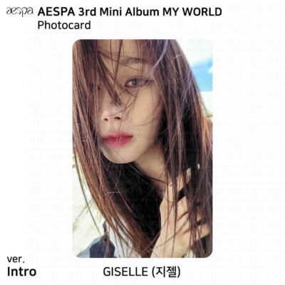 Aespa 3rd Mini Album MY WORLD Official Photocard KARINA WINTER