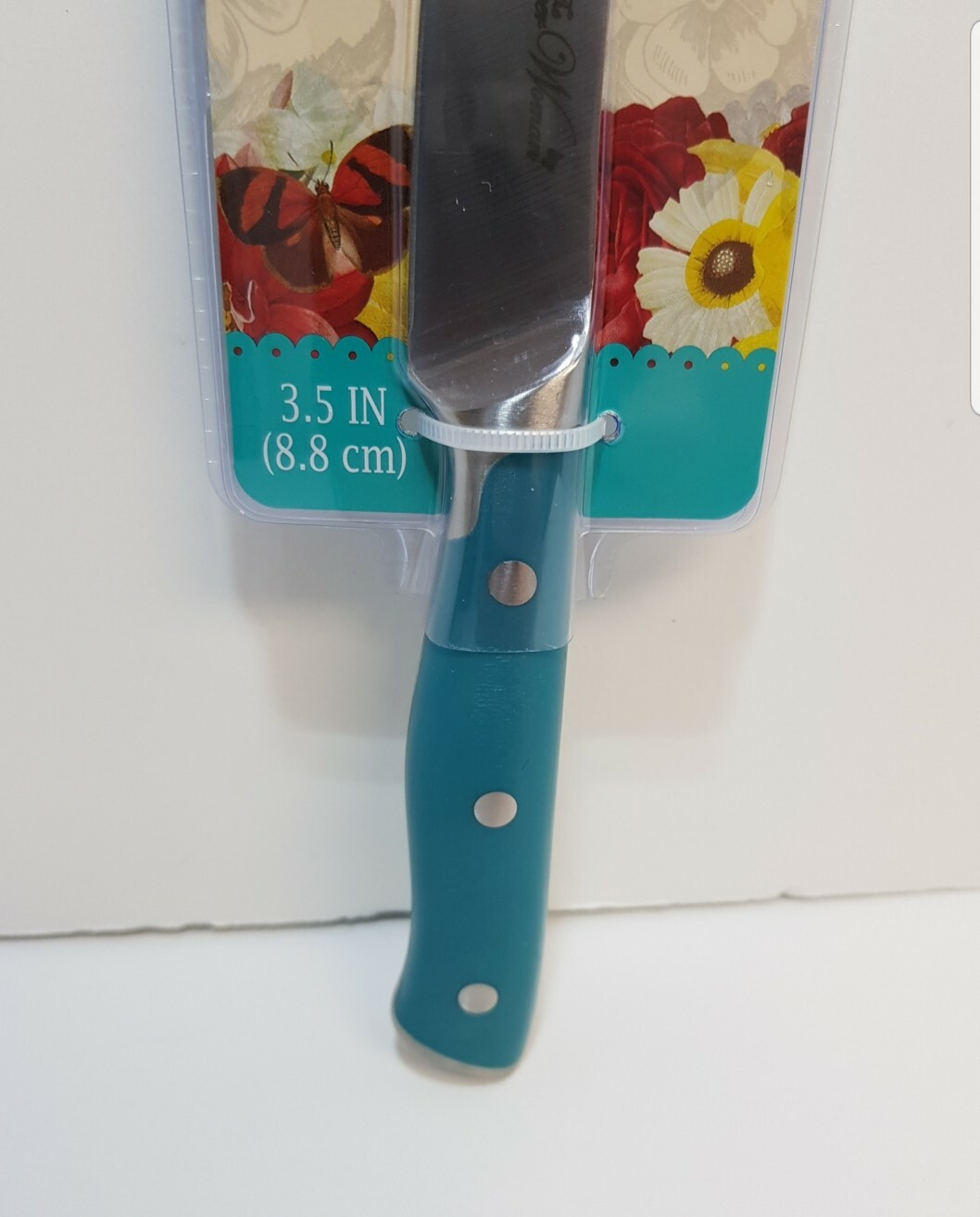 PIONEER WOMAN TEAL SIGNATURE PARING KITCHEN KNIFE NEW 2021 STYLE