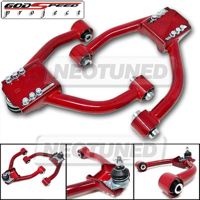 FOR ACCORD 08-12 GODSPEED ADJUSTABLE FRONT UPPER CAMBER ARMS SPHERICAL BEARING