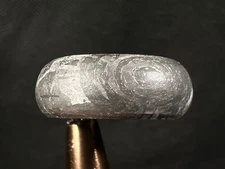 GIBEON Meteorite Ring - Size 4.25 - Wedding Band Space Astronomy Jewelry B 51271