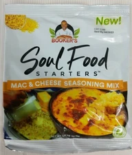 Booker's Soul Food Starters Mac & Cheese Seasoning Mix 1.25 Oz BB. 04/22 New