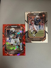 PRIZM DRAFT rookie card Derick HALL red ice refractor RC Tank Bigsby AUBURN 2023