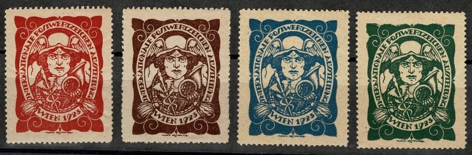 Austria Ludwig Hesshaimer Vignettes on Cover and Singles - Image 3 of 3