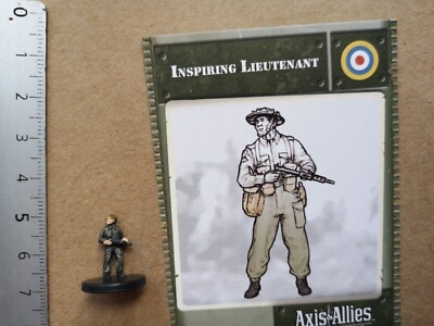 Miniature Axis & Allies - Lieutenant Inspirant 11/48 (sans Carte) - Occasion