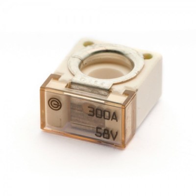Flosser 9048300 Cube 300 Amp Ceramic Fuse - Repl ZCASE CBBF Type- Made in Europe