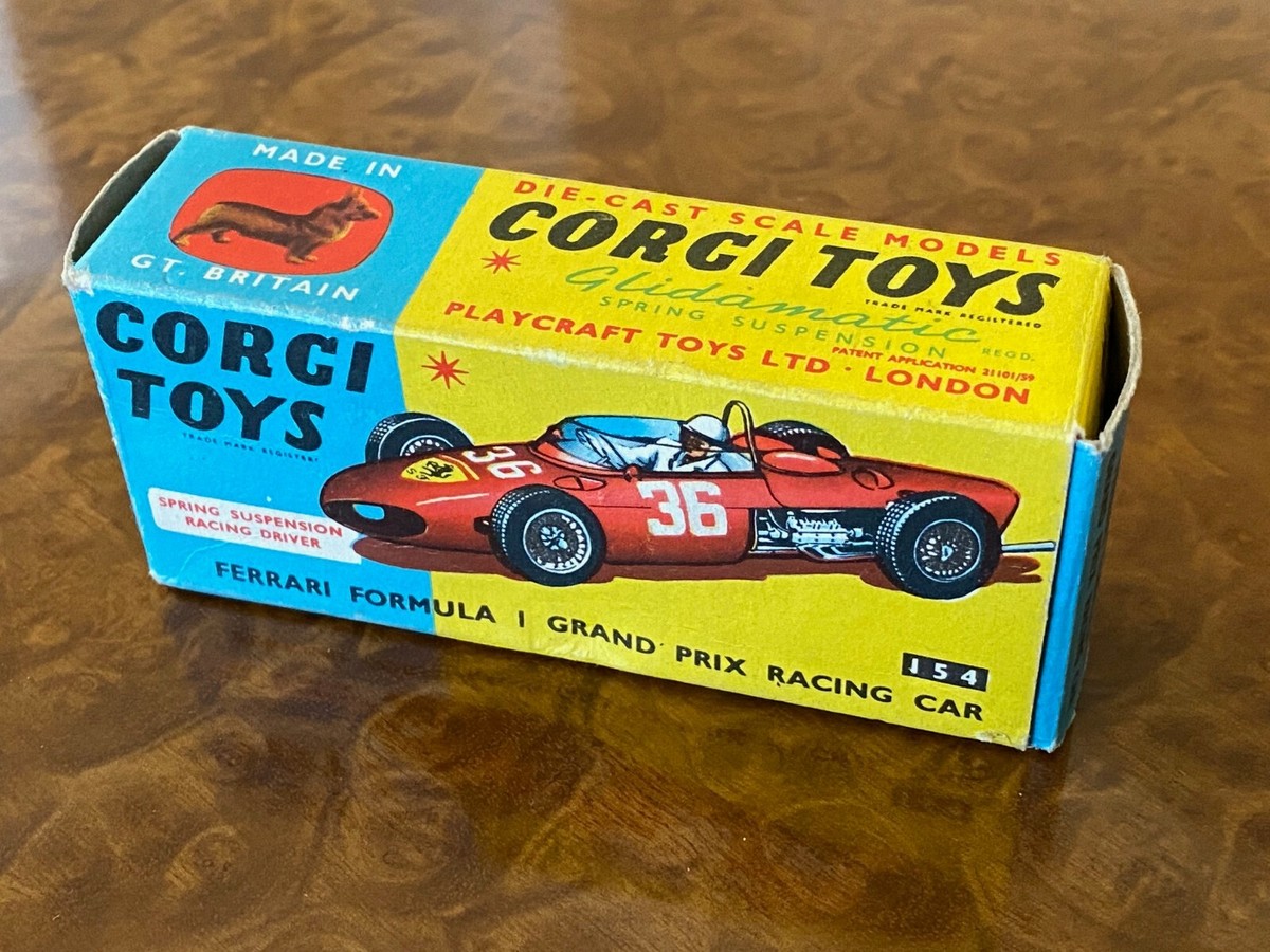 Vintage Corgi Toys | 1961 Ferrari Dino 156/120 F1 | Grand Prix Car