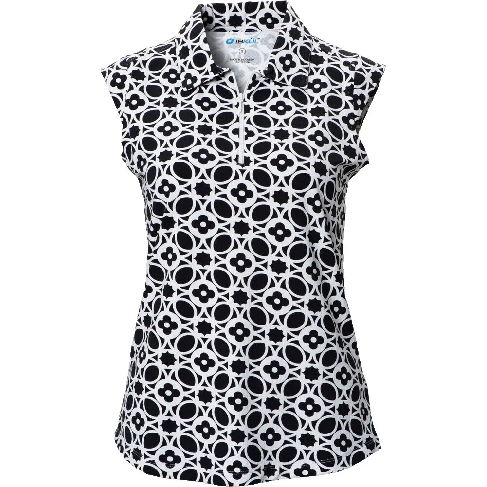 Nylon Blanco Floral Activewear Tops para mujer