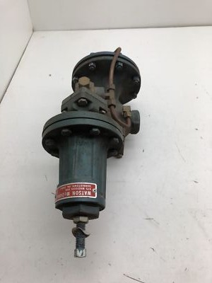 Watson McDaniel Reducing Valve D-17615 W/ Watson 17630-02 2-Way Diaphragm Valve