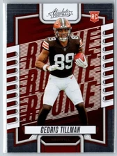 2023 PANINI ABSOLUTE CEDRIC TILLMAN RC CLEVELAND BROWNS #127