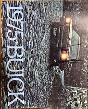 1975 Buick Full Line Sales Brochure Skyhawk Skylark LeSabre Riviera Electra