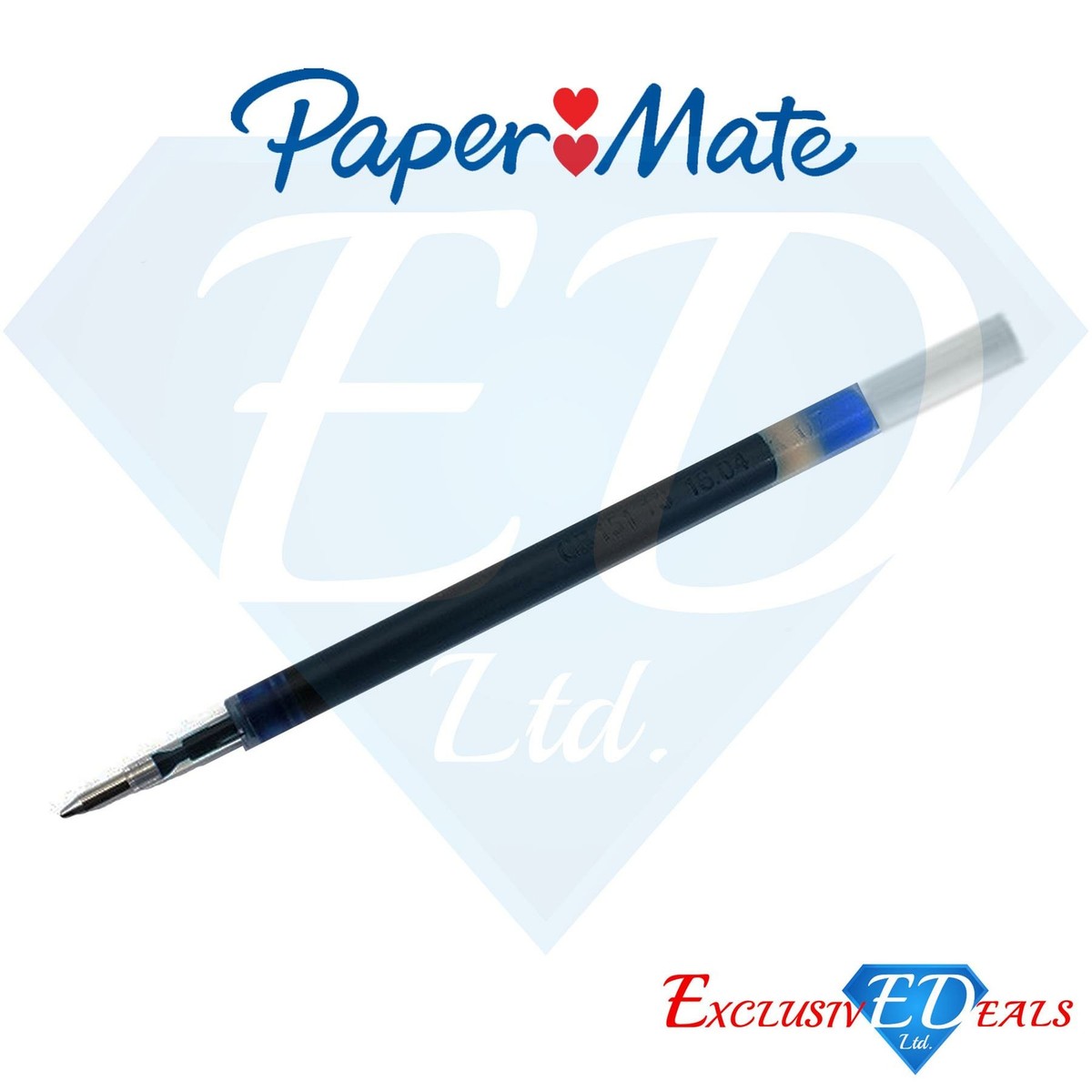 Paper Mate InkJoy Gel Blue Pen Refill Medium Tip Nib