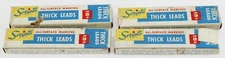 4 Boxes-Scripto Thick Leads-2.98mm x 70mm-4 Leads per box-All Surface Mark-Vinta