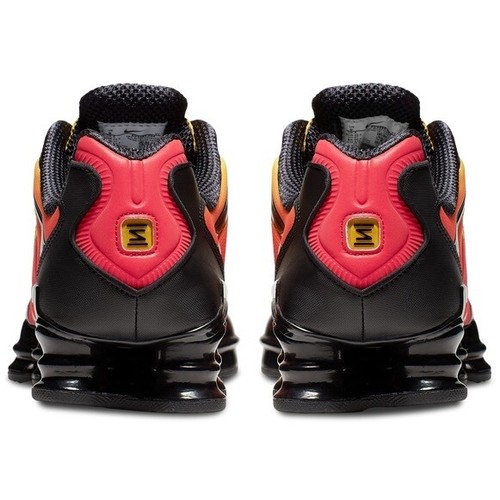 Men Nike Shox TL Running Shoes Size 10 Black Orange Red Sunrise AV3595 004 - Picture 4 of 20