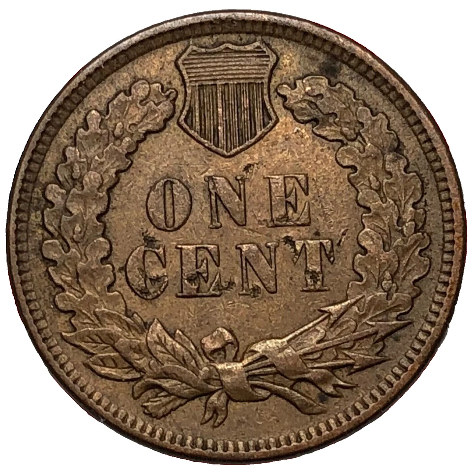 1907 Indian Cent Snow-16 RPD "1" Far Left - Image 3 of 4