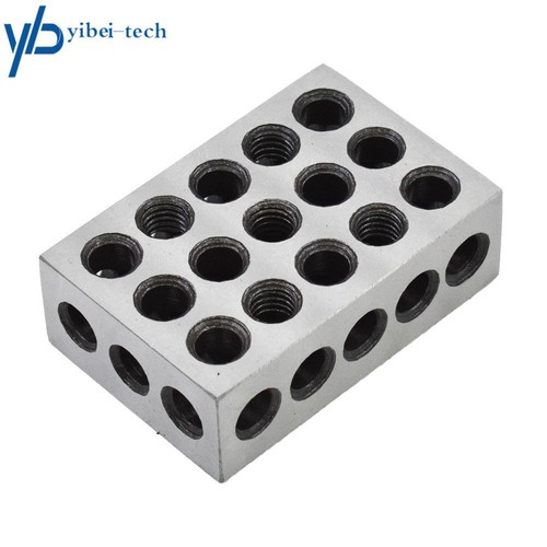 1-2-3 BLOCKS 23 HOLES .0002" MACHINIST 123 10 MATCHED PAIRS ULTRA PRECISION New - Picture 5 of 8