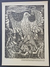 Vintage CUBAN Revolution Print #5 Portrays Fiery 1960 FIDEL CASTRO Havana Speech