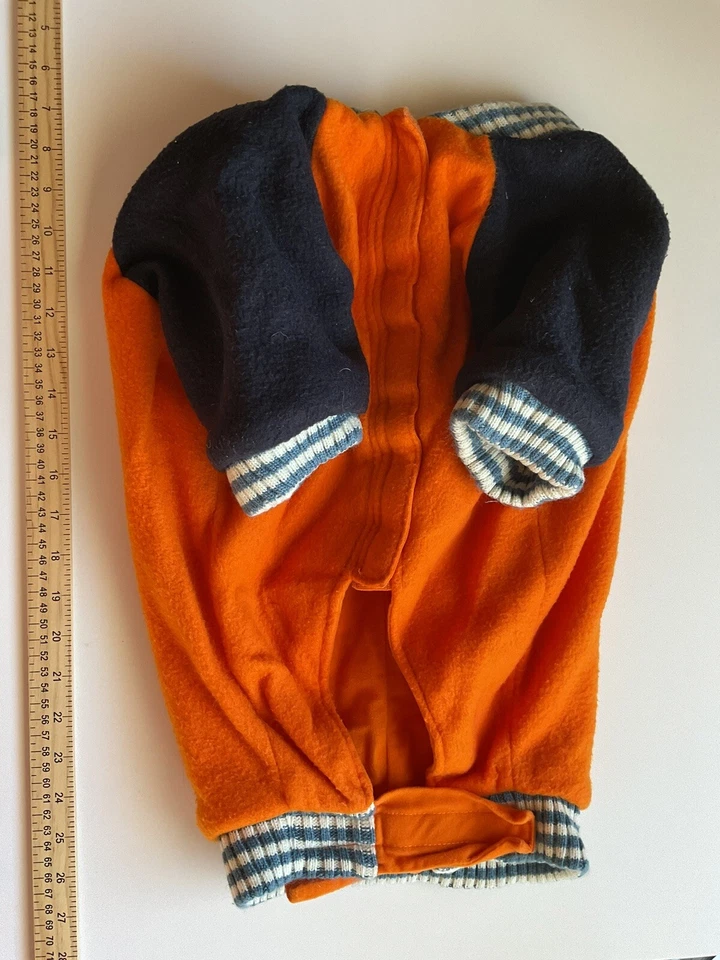 Ropa para perros mascotas chaleco grande chaqueta de compañía naranja cálido 85 fútbol *ENVÍO GRATUITO Foto 3 de 3
