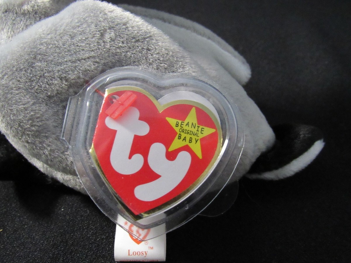 Loosy Goose Ty Beanie Baby Collectible Tag Errors Red Stamp
