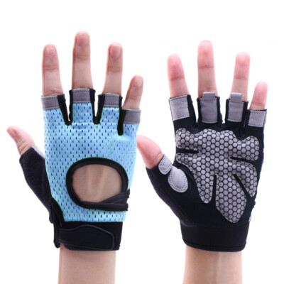 Women/Men Gym Gloves With Wrist Wrap Workout Weight Lifting Fitness Exercise Gym