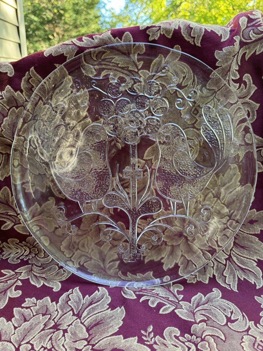 Vintage Kosta Boda Swedish Crystal Platter With Birds(1960's) | eBay