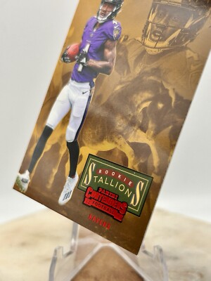 2023 Panini Contenders Zay Flowers RC RED ROOKIE STALLIONS SP #25