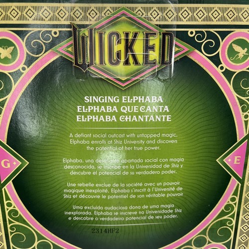 "Accesorios para muñeca MATTEL Wicked Movie CANTANDO ELPHABA COLECCIONABLES NUEVO EN CAJA 11""" - Imagen 6 de 9