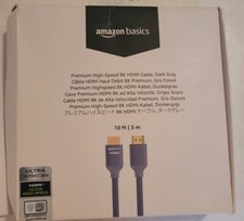Amazon Basics 10-foot long High-Speed Mini-HDMI to HDMI TV Adapter Cable
