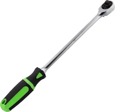 90T Ratchet - 1/4In Drive with Reversible Flex Head Ratchet Design and Ergonomic