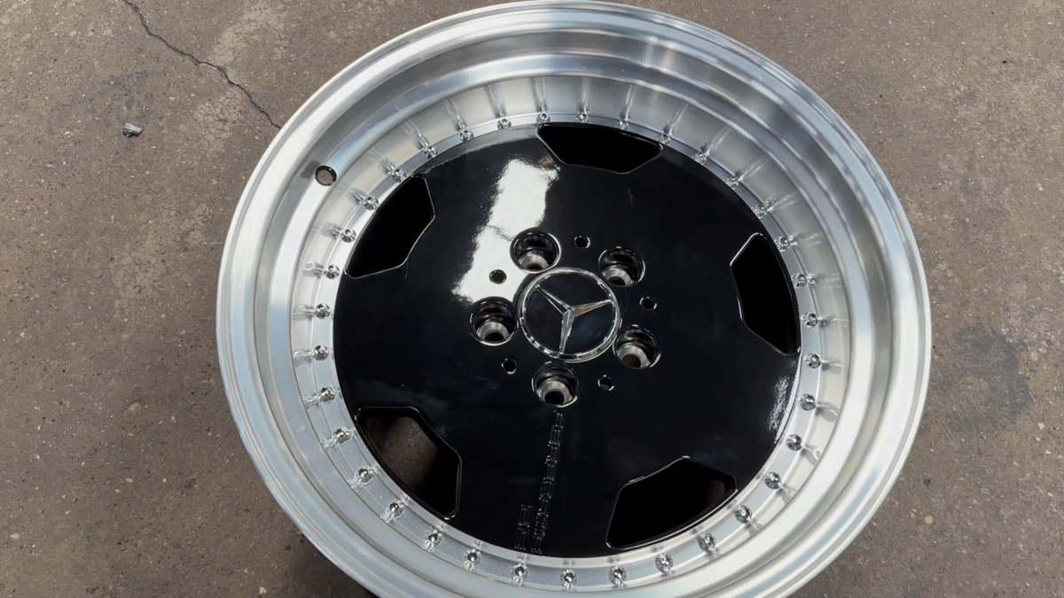 New 17x8J 17x9.5J OZ Aero Classic Design AMG Mercedes BLACK Wheel