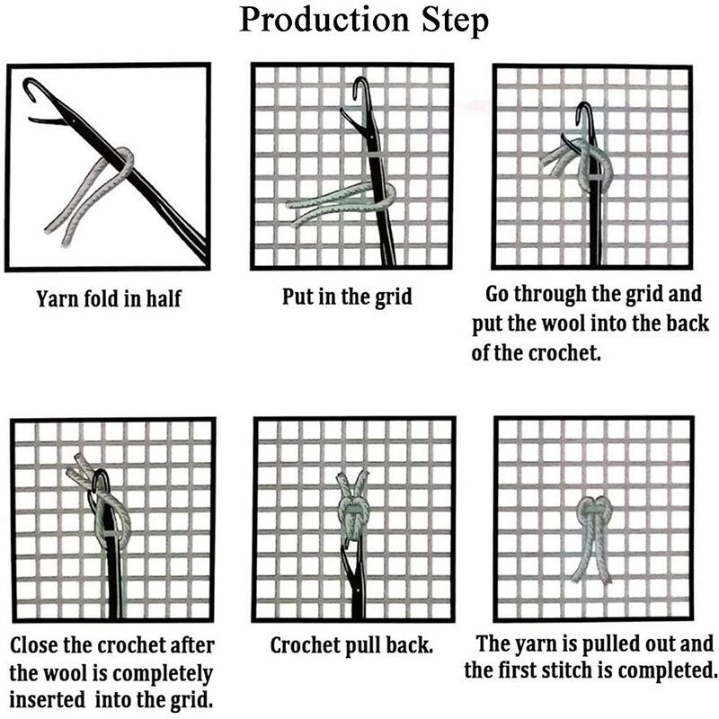 DIY Latch Hooking Rug Kit Christmas Embroidery Latch Hook Cushion Pillow Cover eBay