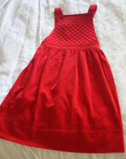 Vintage Alyssa Red Velour Girls Dress Size 12 Made In USA