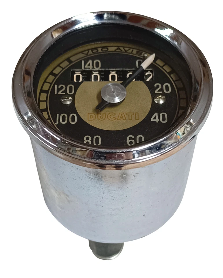 VELOCIMETRO CUENTAKM DUCATI 175 - 200 ORIGINAL VDO - Imagen 2 de 4