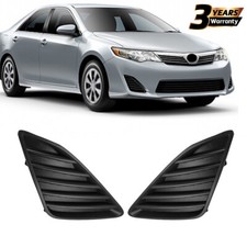 For 2012-2014 Toyota Camry Front Bumper Insert Fog Light Covers Leftright 2pcs
