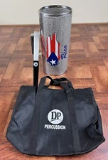 Guira Professional 18” X 13” De DAGO Guira Con Bandera Puerto Rico, Gancho Y Bag