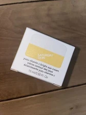 New in Box - yuzu vitamin c BRIGHT EYE CREAM 15 ml/0.50 Fl. Oz. -Saturday Skin