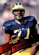 1995 Superior Pix / Trezelle Jenkins # 96 Rookie Auto 952 of 5000 Michigan