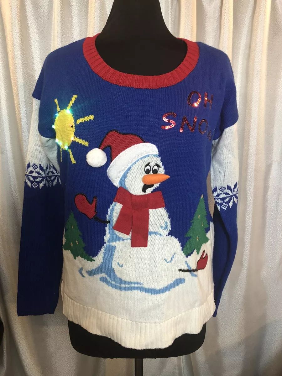 Christmas sweater snowman top
