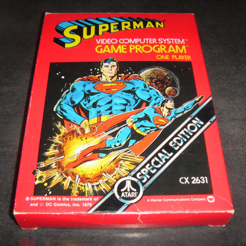 Abimé : Atari 2600 VCS SUPERMAN en boite édition originale américaine NTSC | Australia