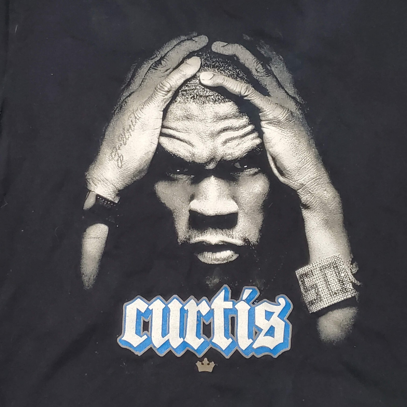 50 Cent Curtis 2007 Tour T-Shirt Size S Black Gil… - image 2