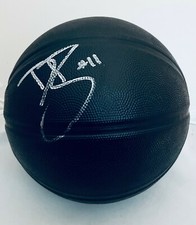 Dee Brown Illinois Illini signed Black AND1 F/S Basketball Ball autographed 