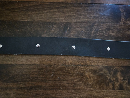 LARGE CONCHO STUD GENUINE LEATHER BELT-PUNK ROCKABILLY WESTERN-SIZE M/L-LOOK!!! - Picture 9 of 10