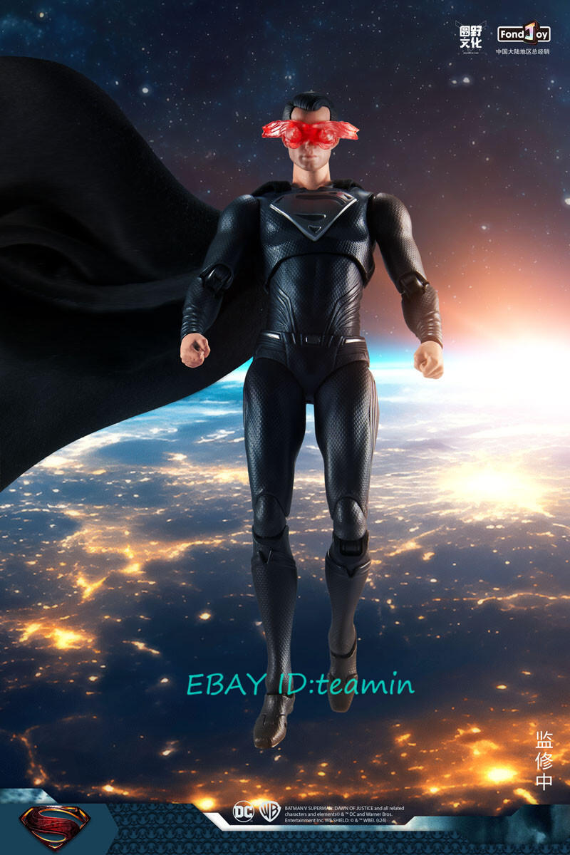 Fondjoy Justice League Black Suit Superman 1/9 19cm Action Figure