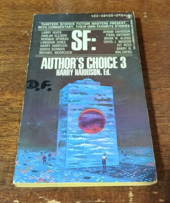 Authors Choice 3 SCI-FI 1971 Paperback Harry Harrison, Ed. 13 Sci-fi Masters 