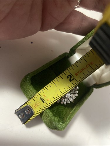 Vintage 14K Gelbgold Diamant Starburst Cluster Ring 1,5-2,5 Tcw 4,9 Gramm Stunnin - Bild 7 von 16